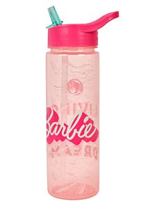 Barbie 600ml Drinks Bottle with straw