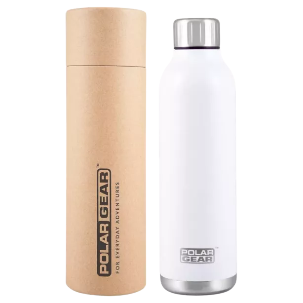 Hydra Flow Stainless Steel Insulated Bottle 500ml - white