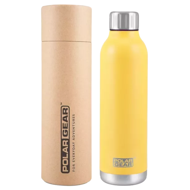 Hydra Flow Stainless Steel Insulated Bottle 500ml - Yellow
