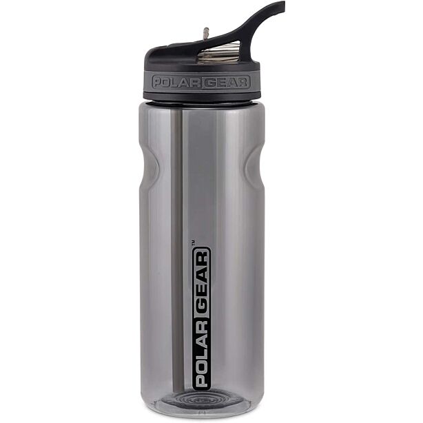 Aqua Grip Style Water Bottle 650ml Black