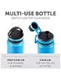 multi function bottle. switch lids for your need