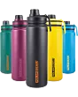 Hydra flow 700ml double wall stainless steel insulated water 700ml