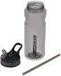 Aqua Grip BPA free sport water bottle with straw