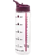 tracker bottle - hourly marker print on bottle