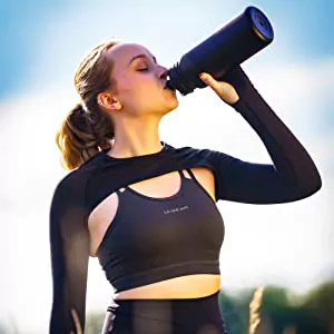 hydra Surge  insulated 1000ml bottle include 2 lids, ready for your commuate or gym.