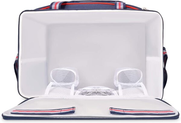 inside polar gear large family cool bag 30 litres