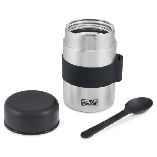 Polar Gear Insulated Food Flask with Spoon 400ml Black