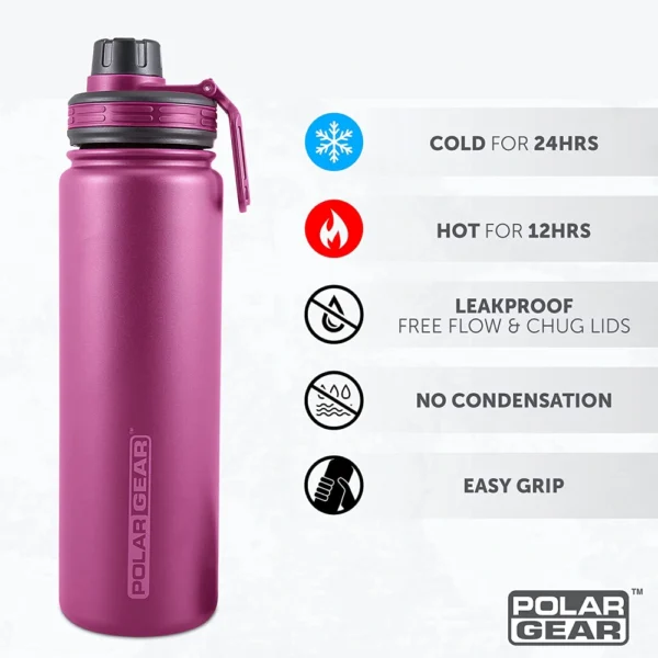 Keep your drink 12 hours hot or 24 hours cold