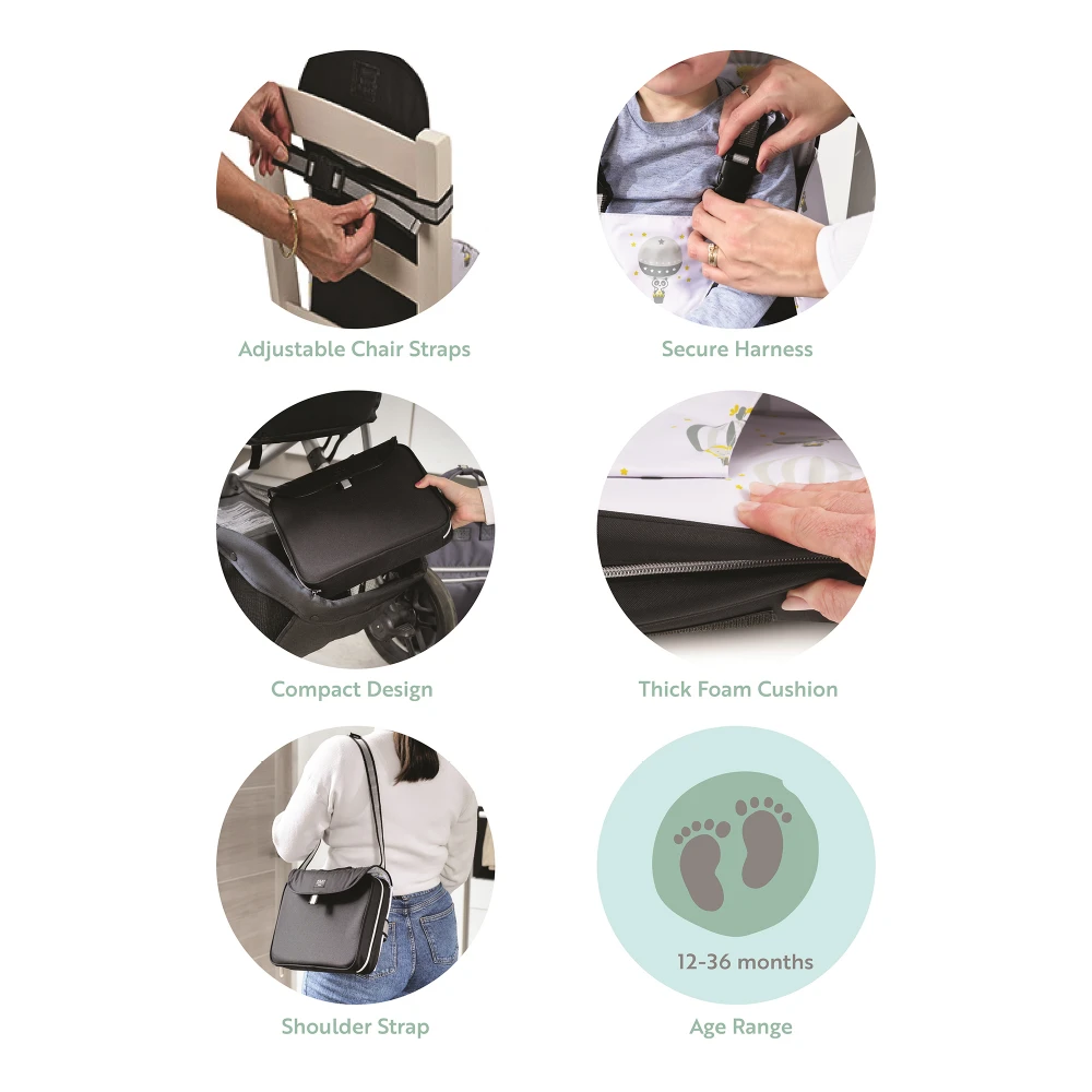 Booster Seat & Placemat- Balloons - Image 8