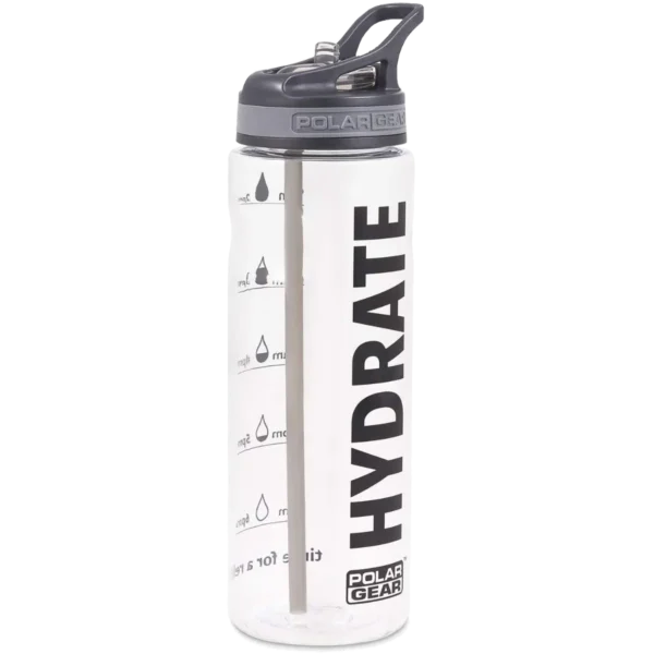 Polargear Aqua Tracker Bottle 750ml Black
