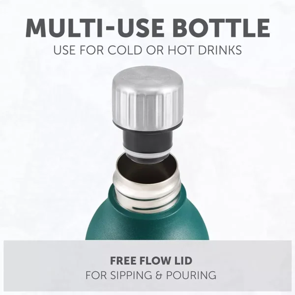 Hydra Flow Stainless Steel Insulated Bottle 500ml keep your drink 24 hours cold or 12 hours hot
