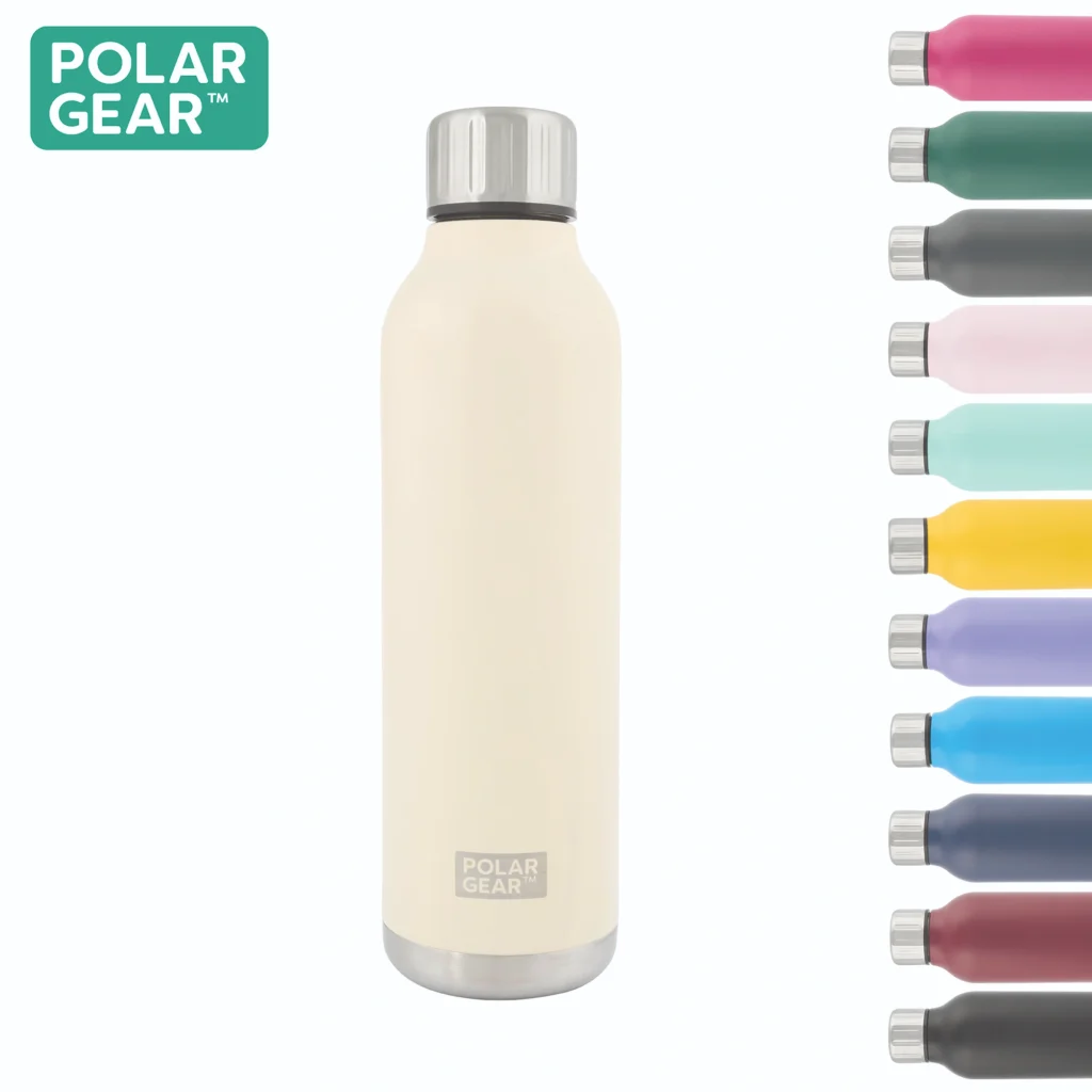 Hydra Flow Stainless Steel Insulated Bottle 500ml-Cream