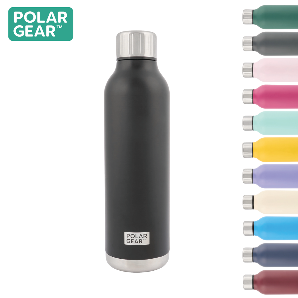 Hydra Flow Stainless Steel Insulated Bottle 500ml - Black