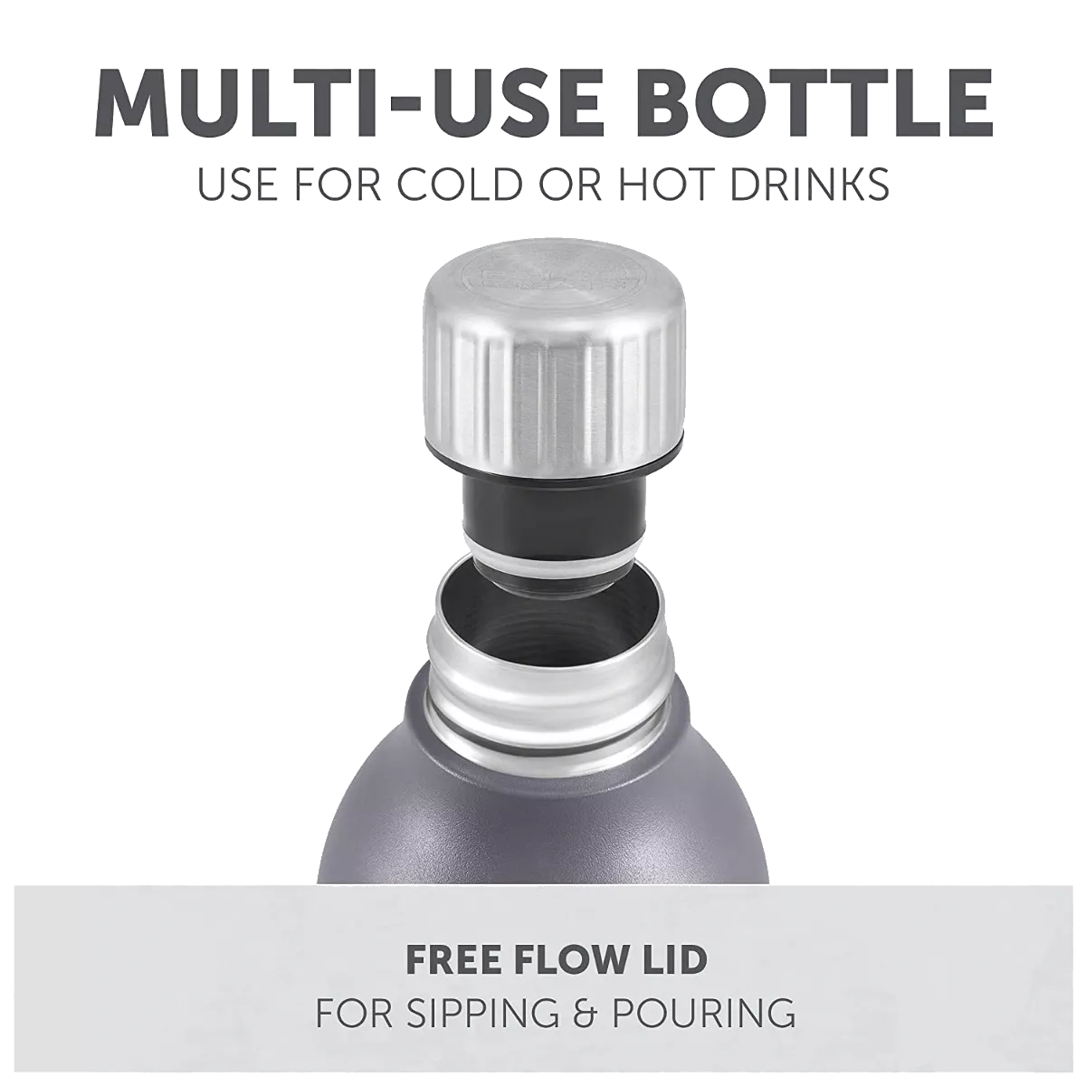 Polar Gear Hydra Flow Stainless Steel Insulated Bottle keep your drink up to 12 hours hot or 24 hours cold