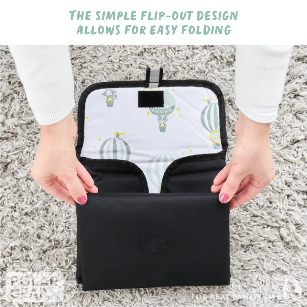 Baby Travel Changing Mat - Balloons - Image 3