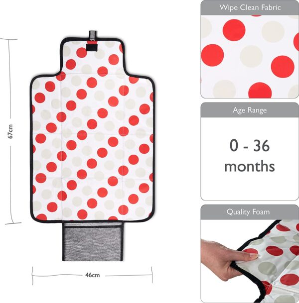 changing mat with comfortable and hygienic surface