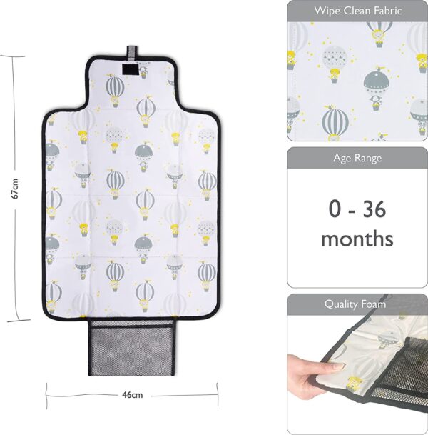 changing mat with comfortable and hygienic surface