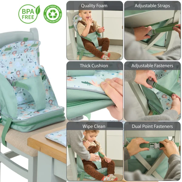 Polar Gear Baby 3 Points Harness Safari Booster Seat