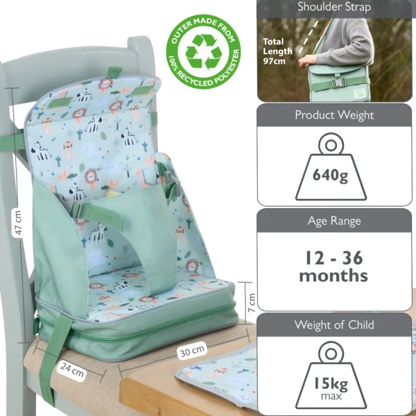 Polar Gear Baby 3 Points Harness Safari Booster Seat