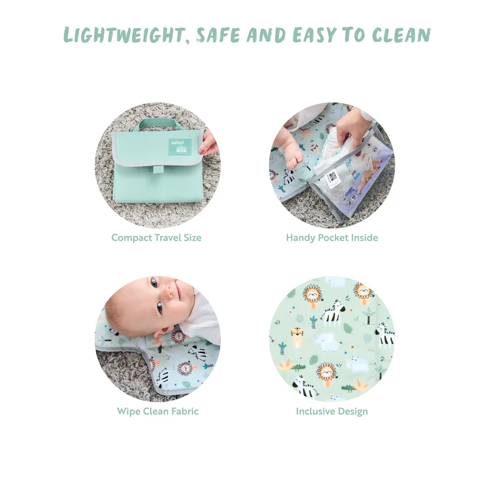 Baby Travel Changing Mat - Safari - Image 6