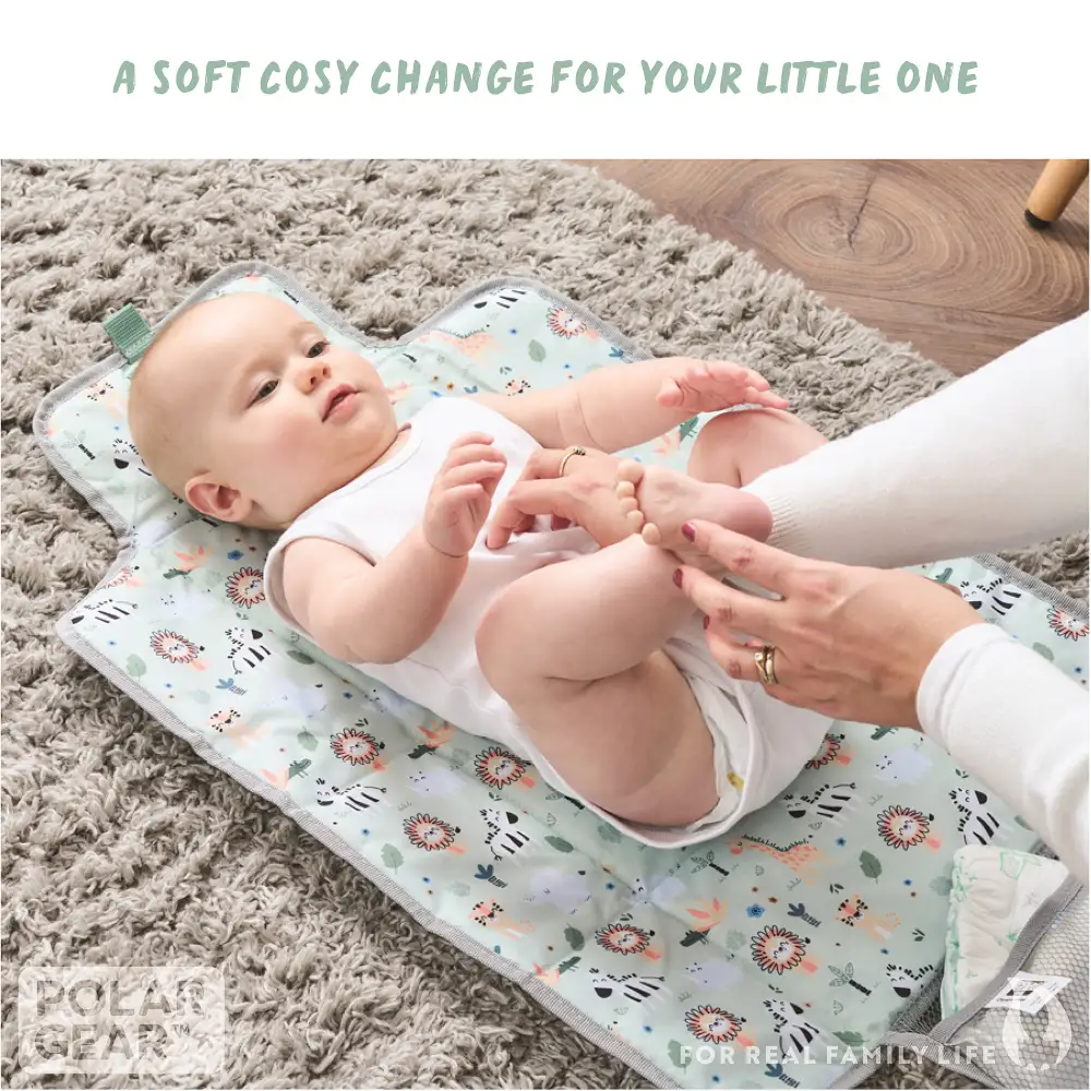 Baby Travel Changing Mat - Safari - Image 8