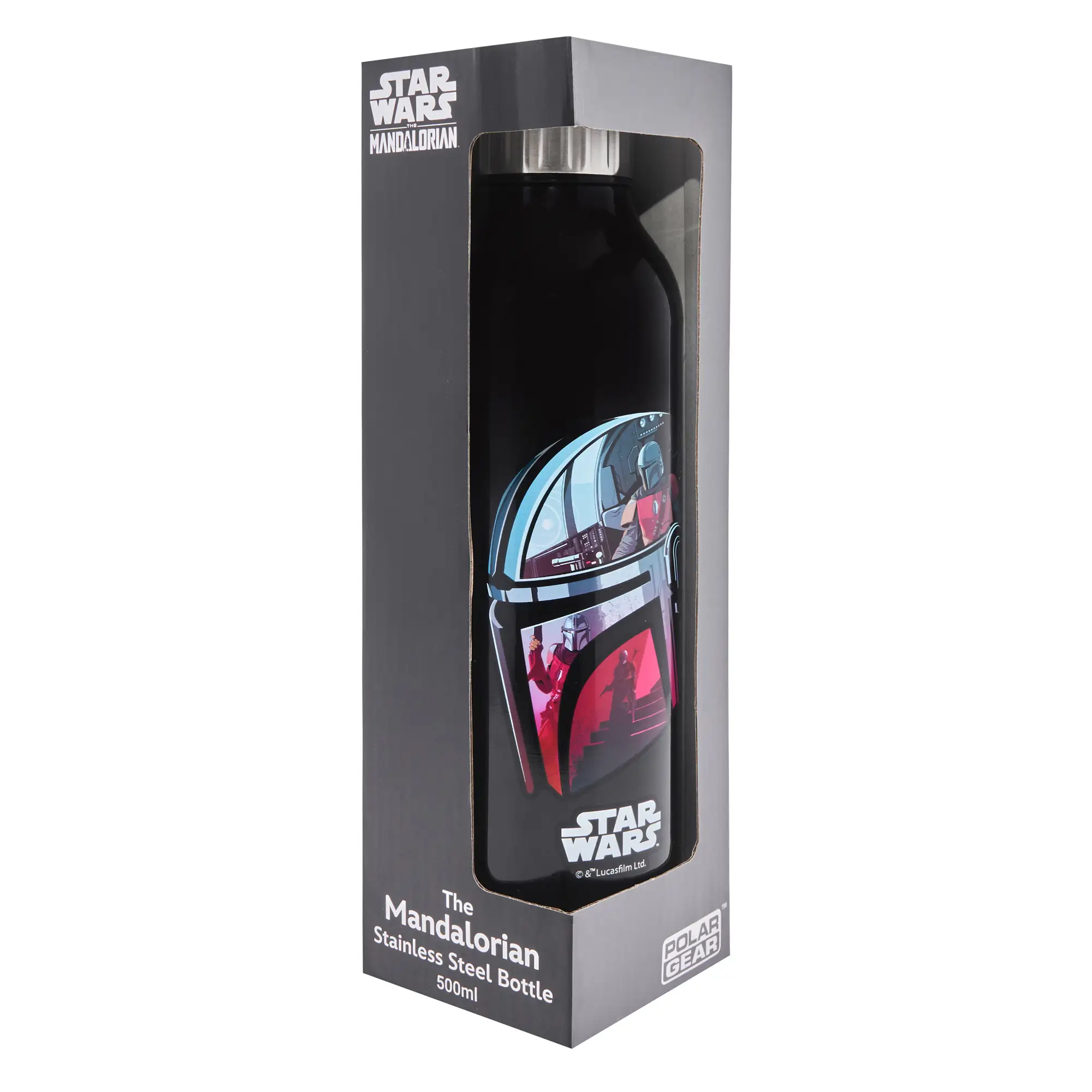 Mandalorian hydra flow 500ml insulated water bottle