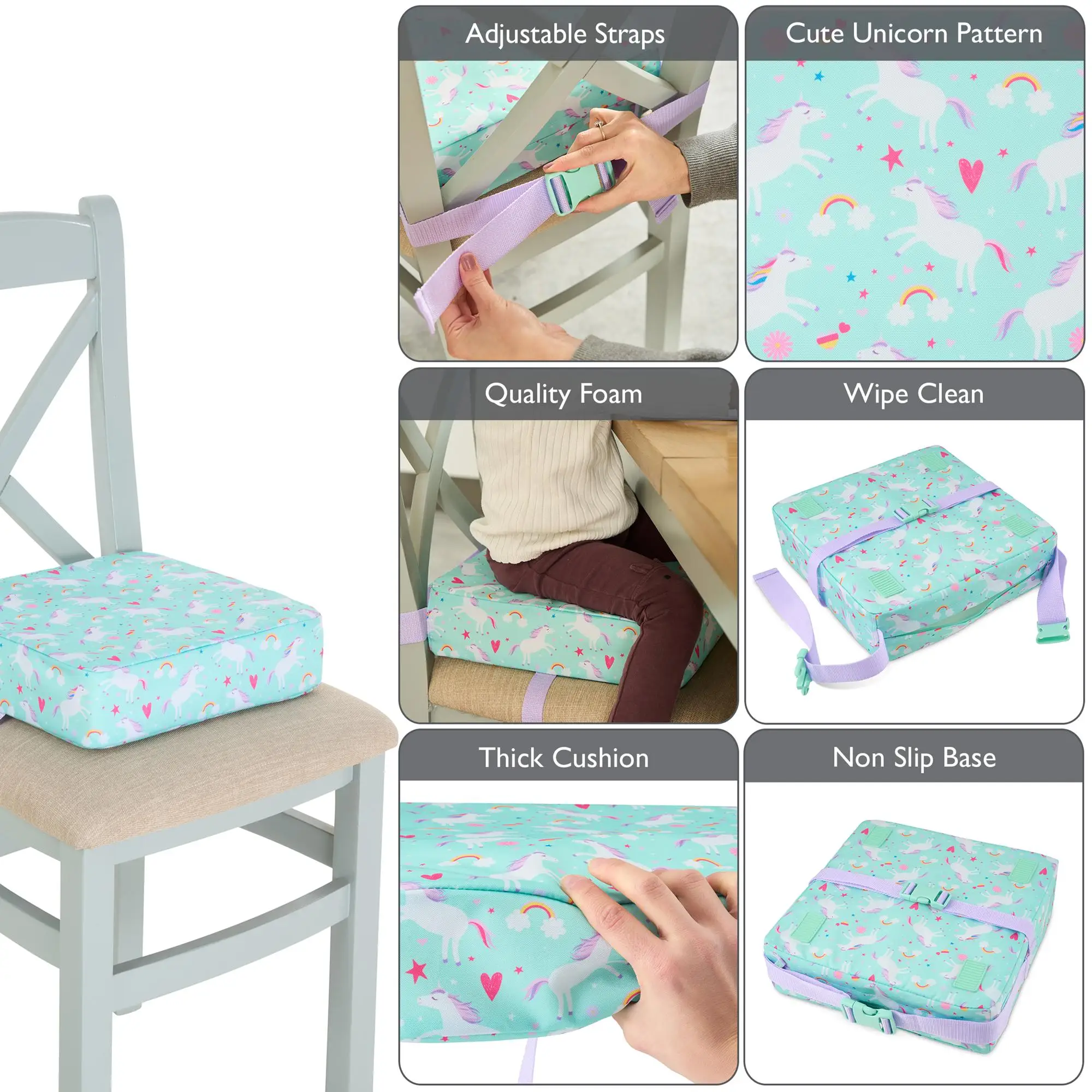 Polar Gear Baby Unicorn Washable Booster Cushion