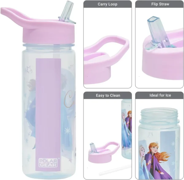 Disney Frozen Magic 500ml Personalise Yourself Sticker Drinks Bottle -75072