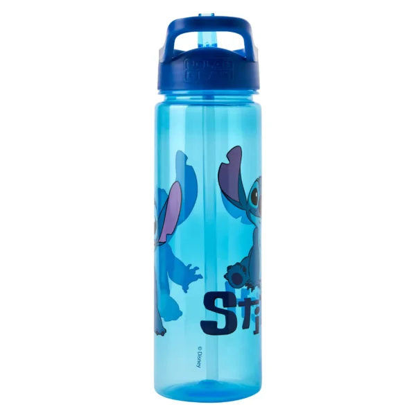 Disney Stitch 600ml Drinks Bottle with straw