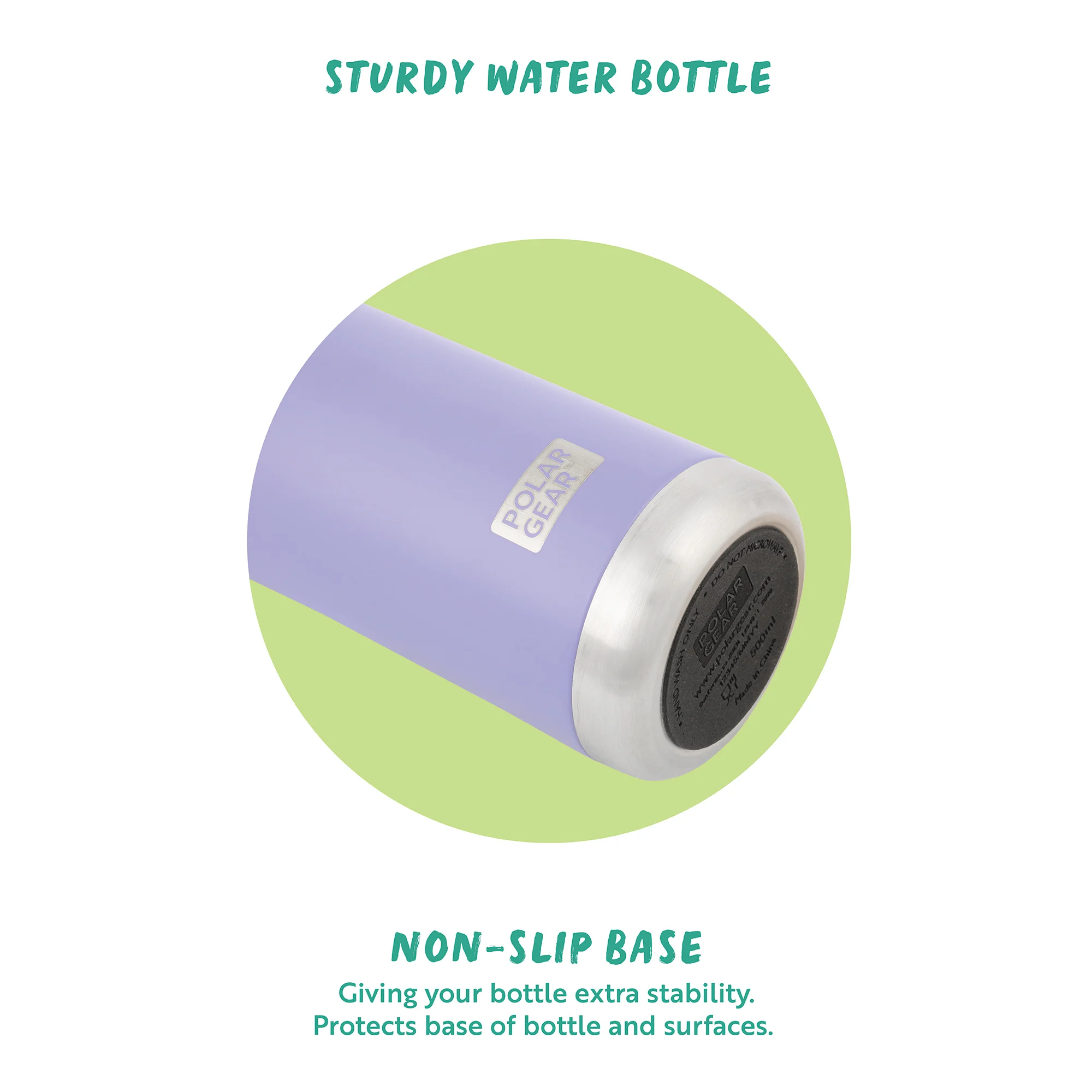 Hydra Flow Stainless Steel Insulated Bottle 500ml - Heather - Image 5