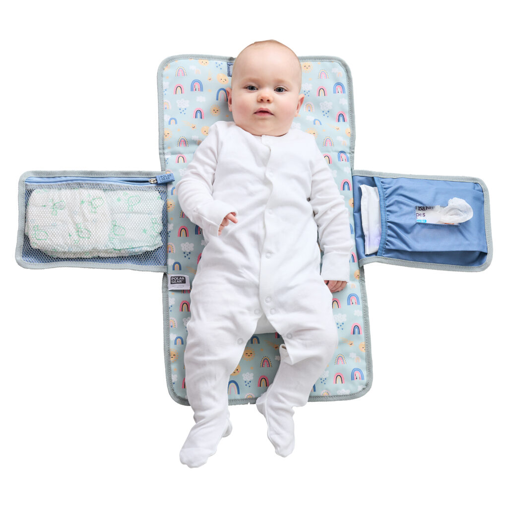 Baby Travel Changing Mat - Rainbow