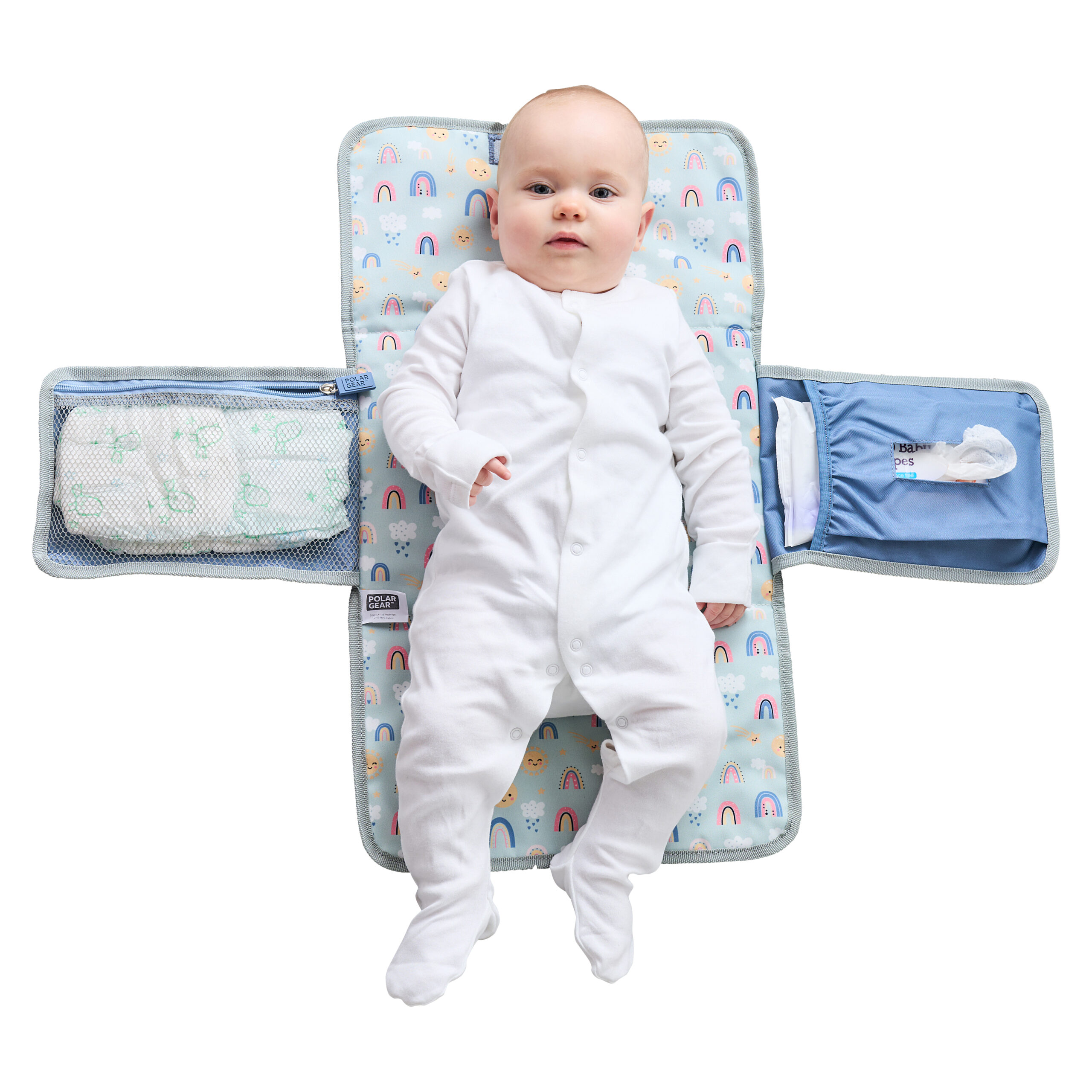 Baby Travel Changing Mat - Rainbow - Image 4
