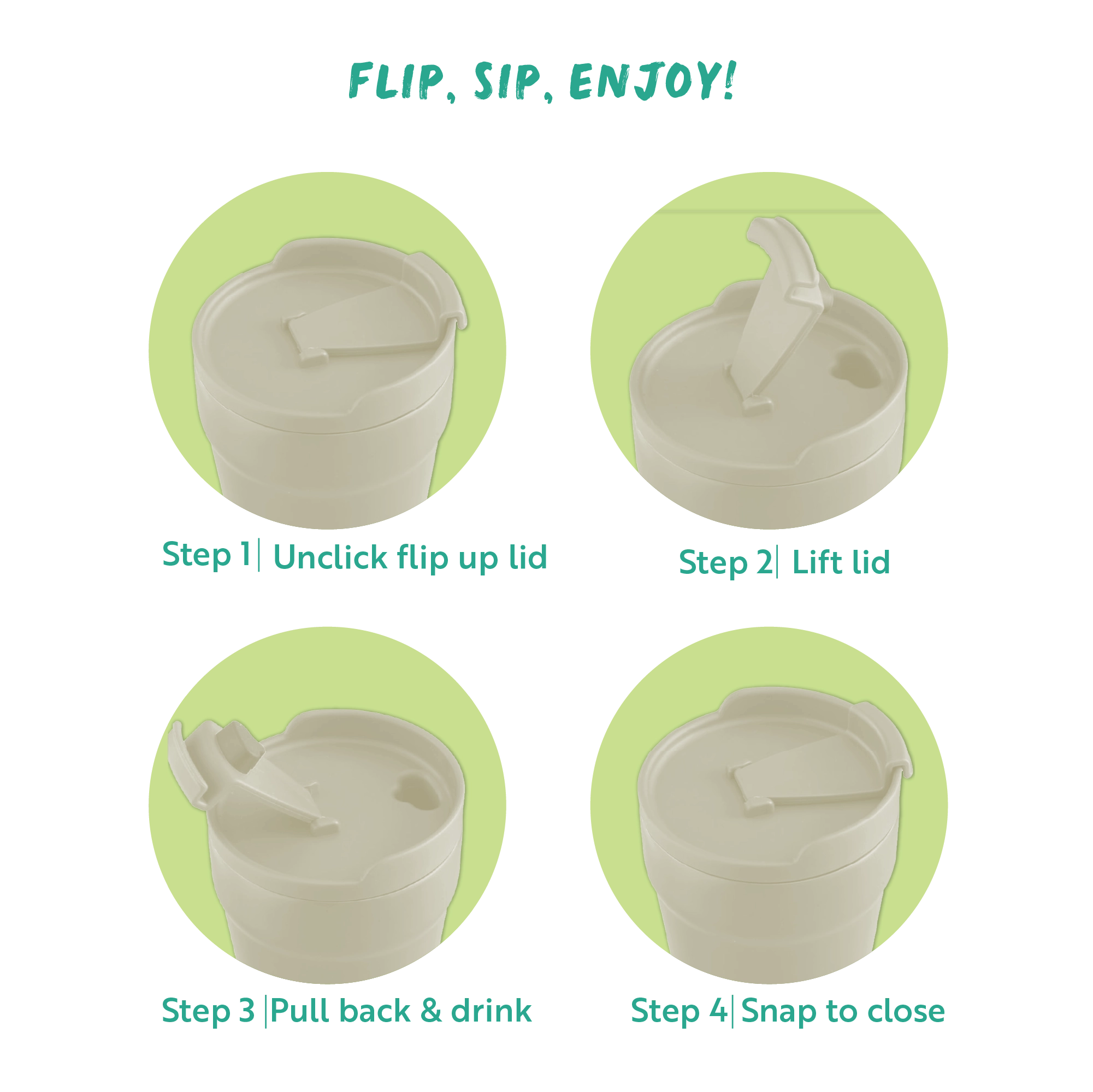 Reusable Coffee Cup 470ml - Cream - Image 6