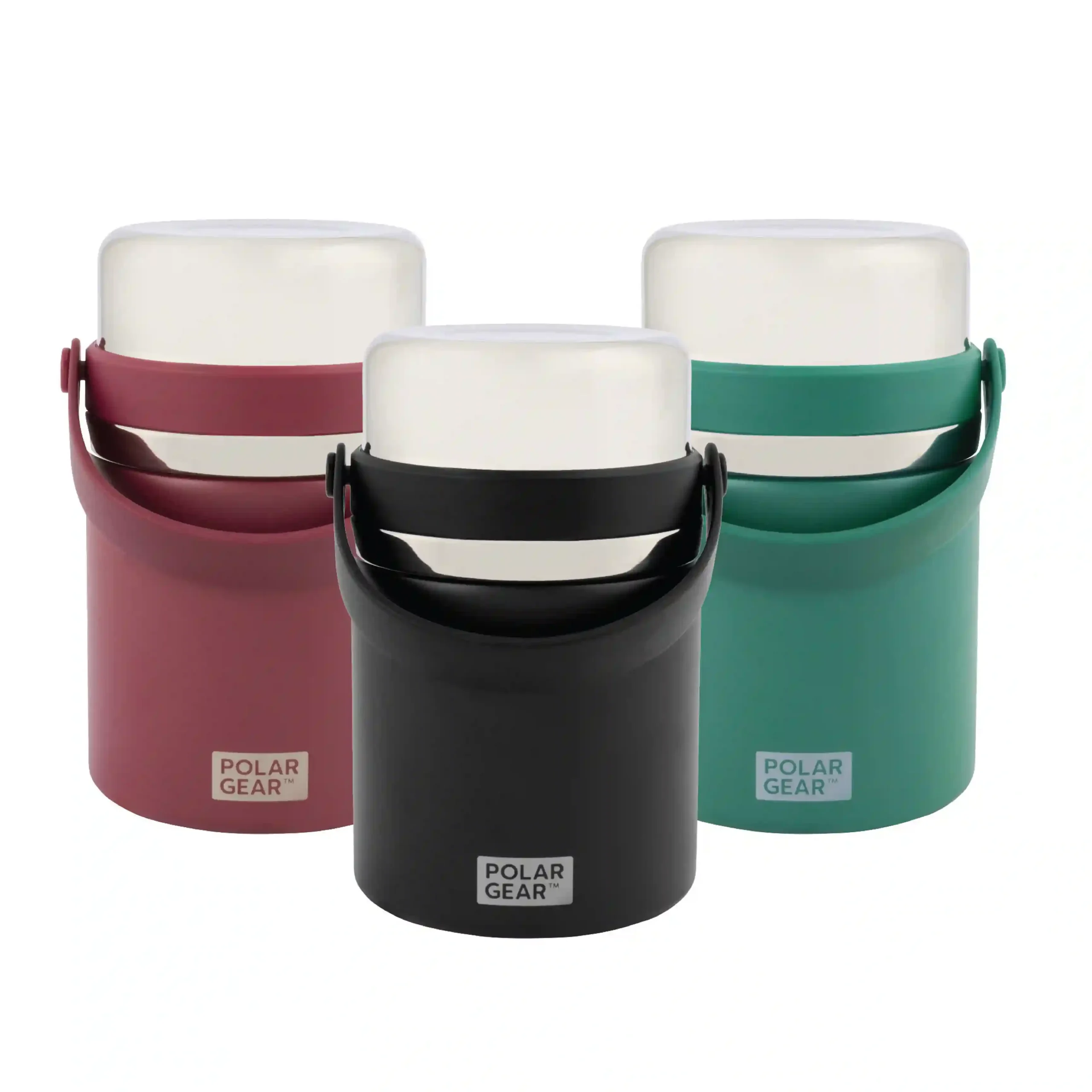 Insulated Food Flask With Spoon 600ml - Black - Image 2