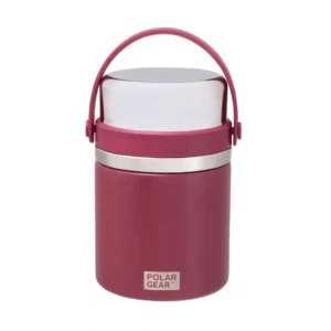 Insulated Food Flask With Spoon 600ml - Wine