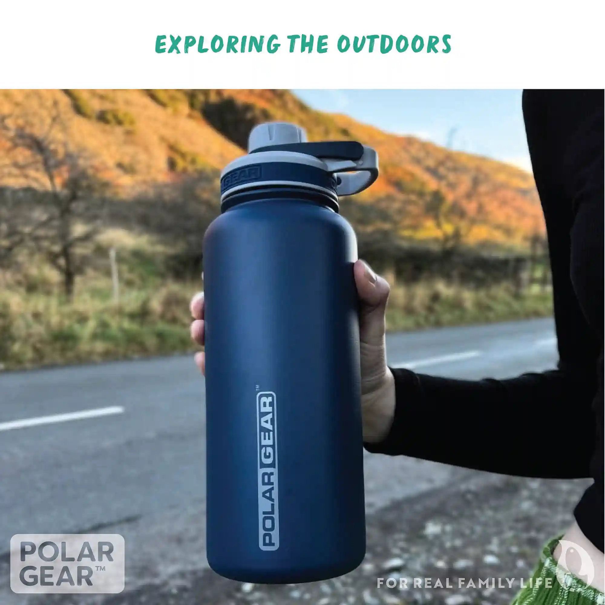 Hydra Explorer Insulated Water Bottle 1L- Indigo - Image 7