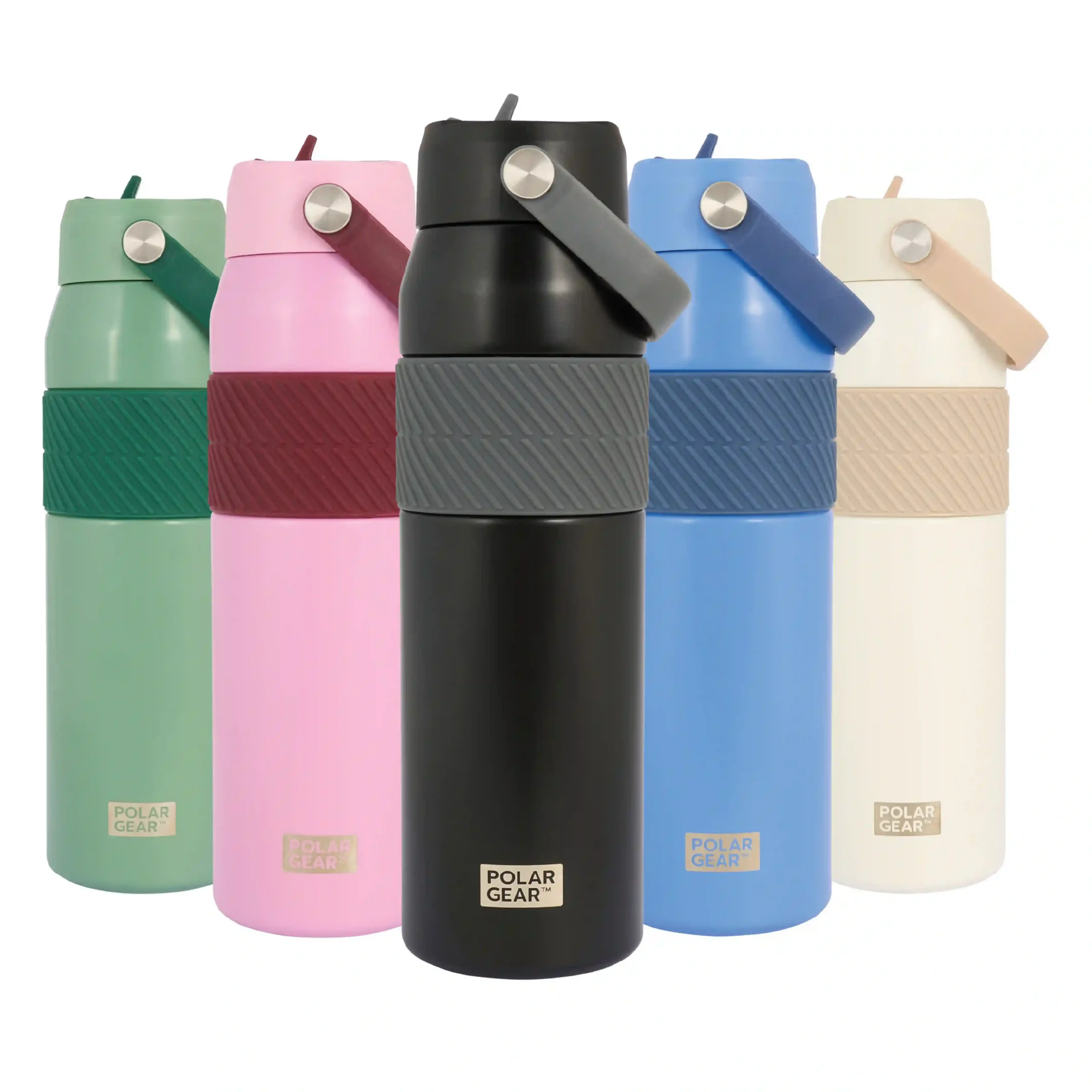 Hydra Grip Insulated Water Bottle 850ml - Black - Image 2