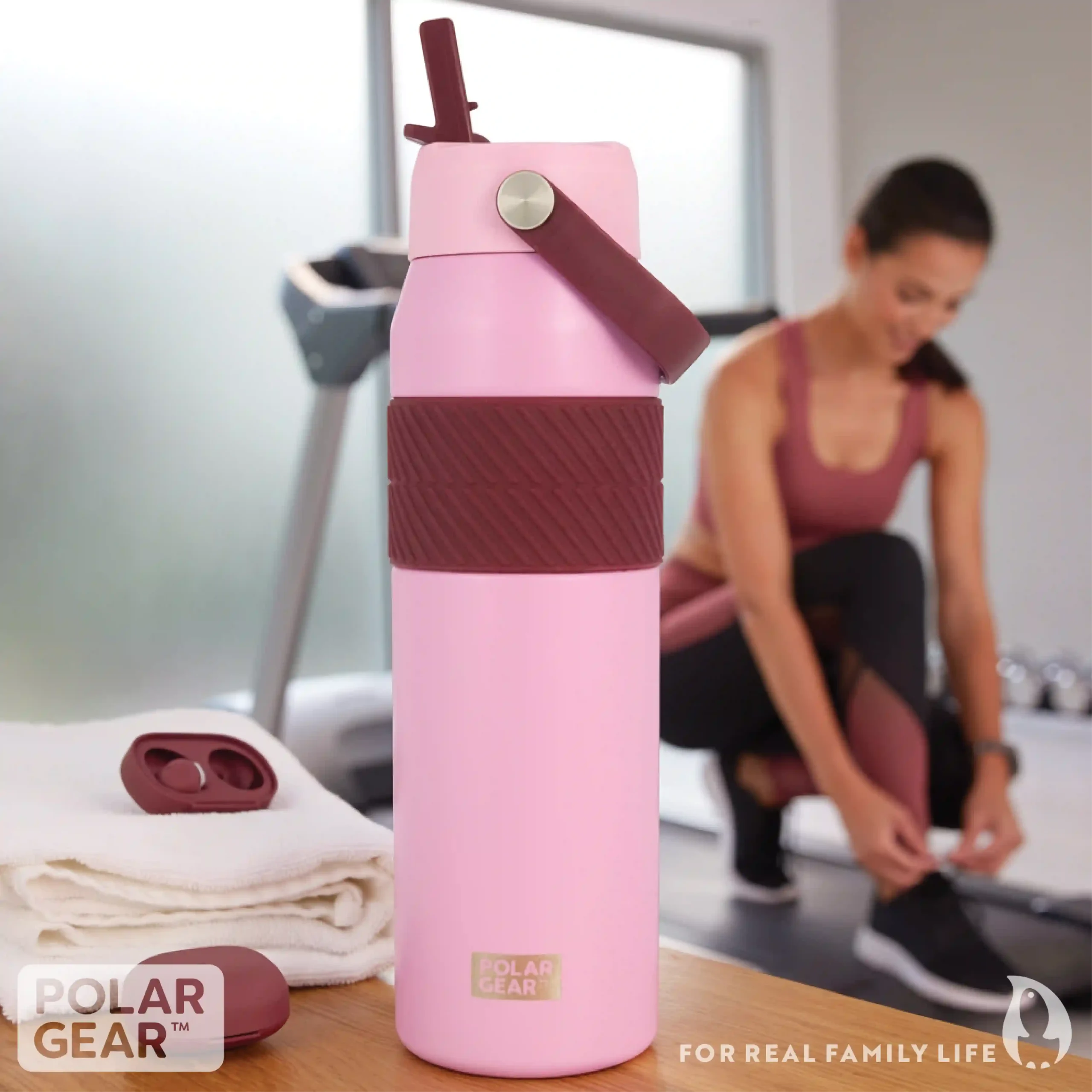 Hydra Grip Insulated Water Bottle 850ml - Fondant - Image 7