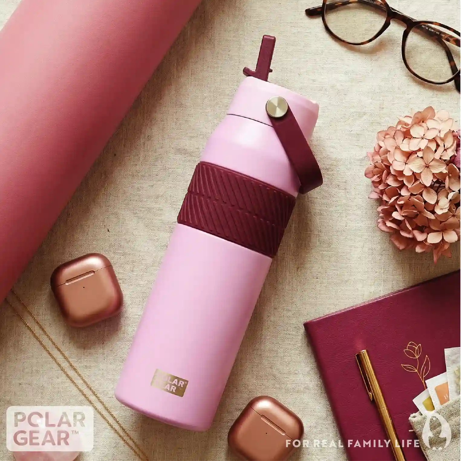 Hydra Grip Insulated Water Bottle 850ml - Fondant - Image 8