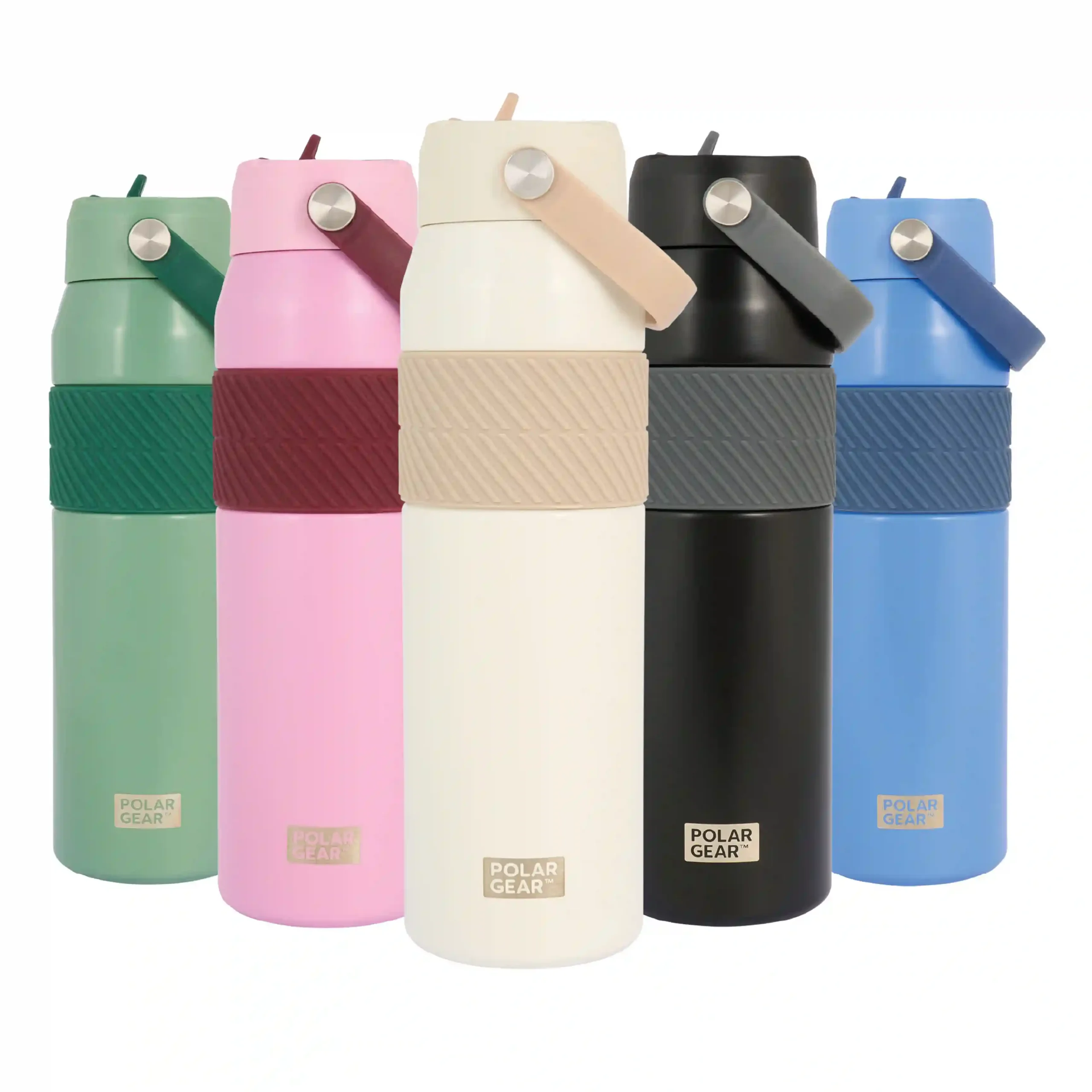 Hydra Grip Insulated Water Bottle 850ml - Cream - Image 2