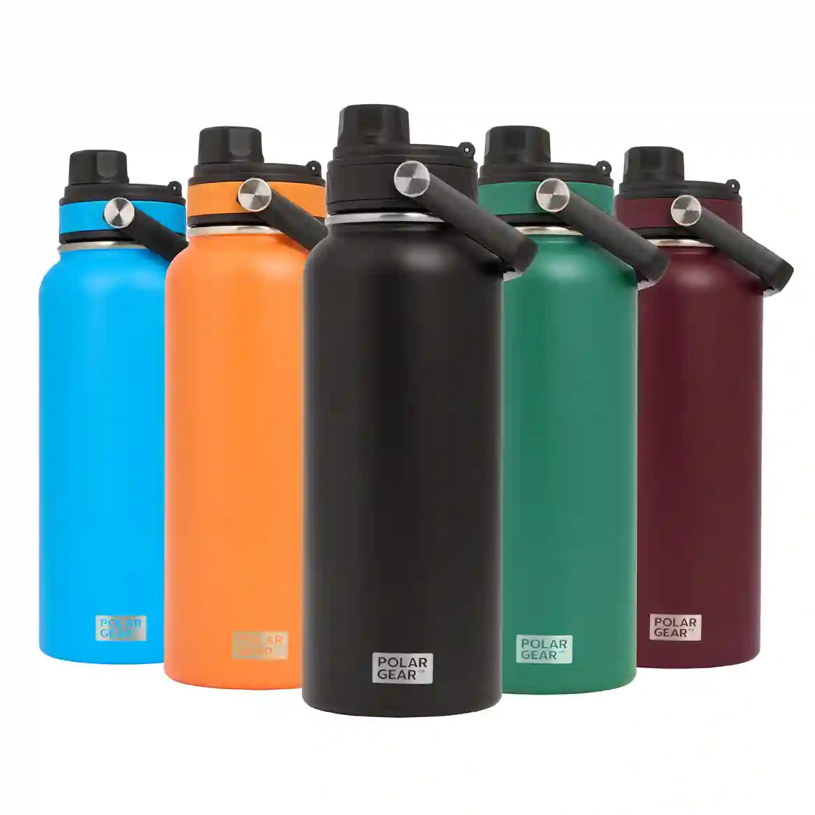 Hydra Venture Insulated Water Bottle 1L - Black - Image 2