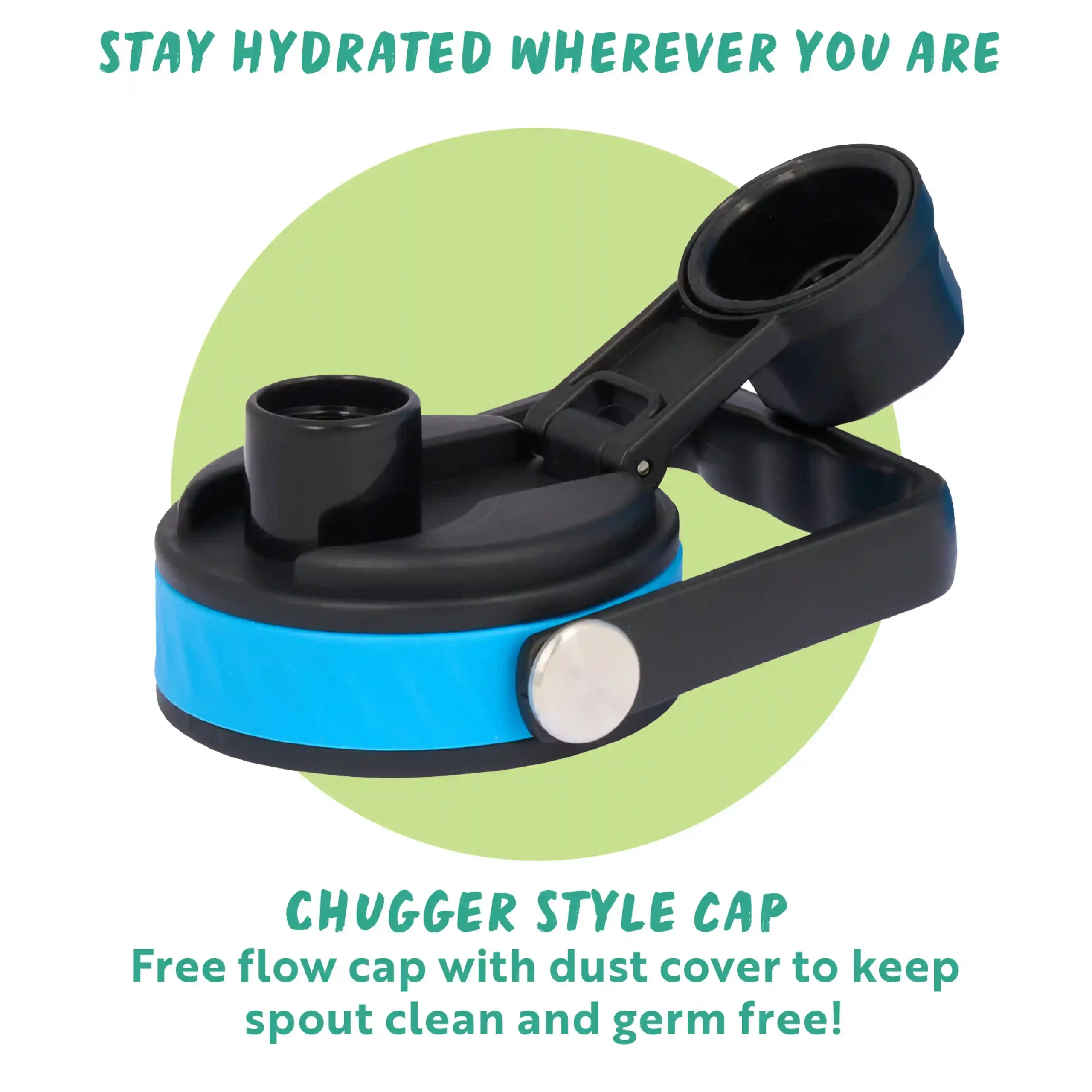 Hydra Venture Insulated Water Bottle 1L - Azure - Image 6