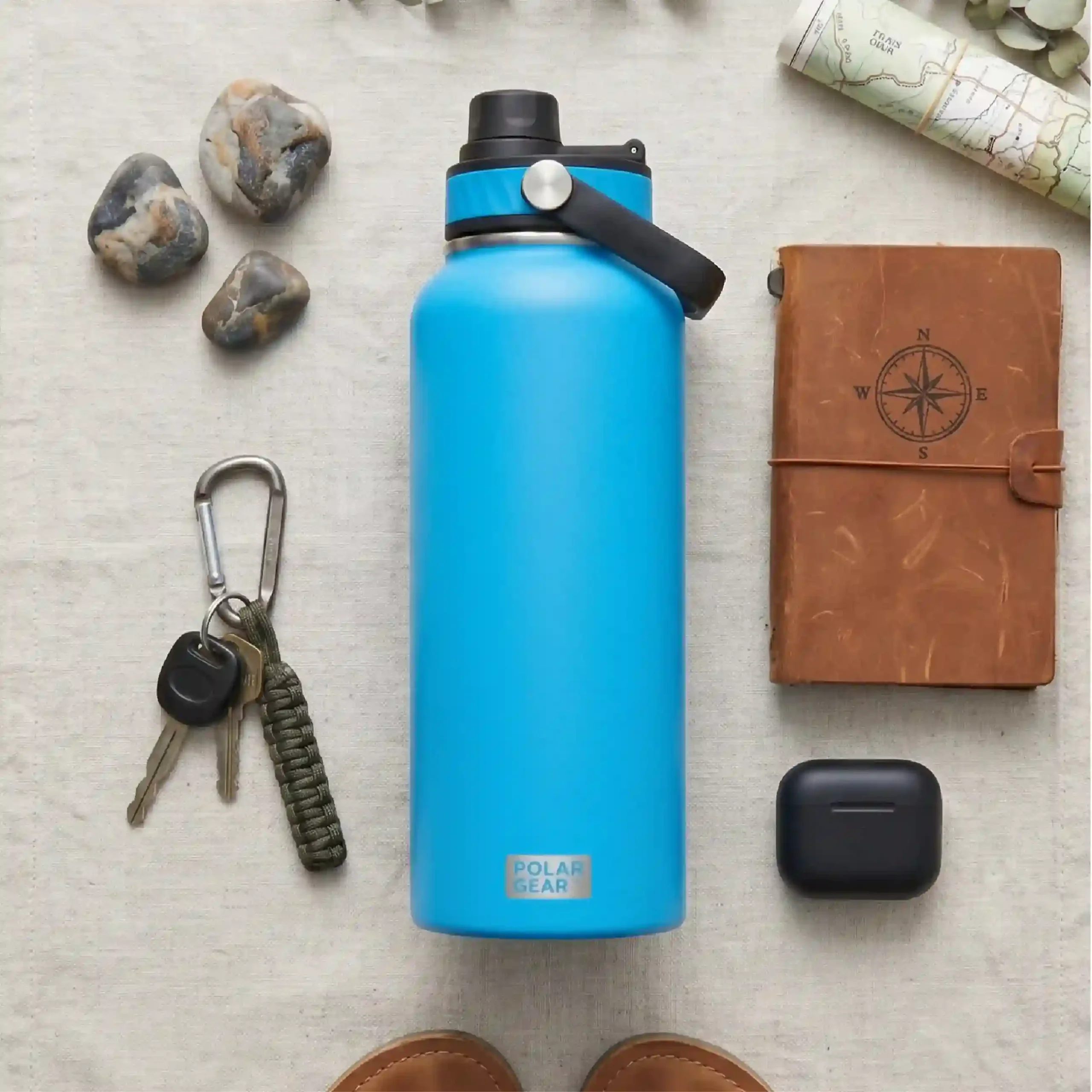 Hydra Venture Insulated Water Bottle 1L - Azure - Image 7