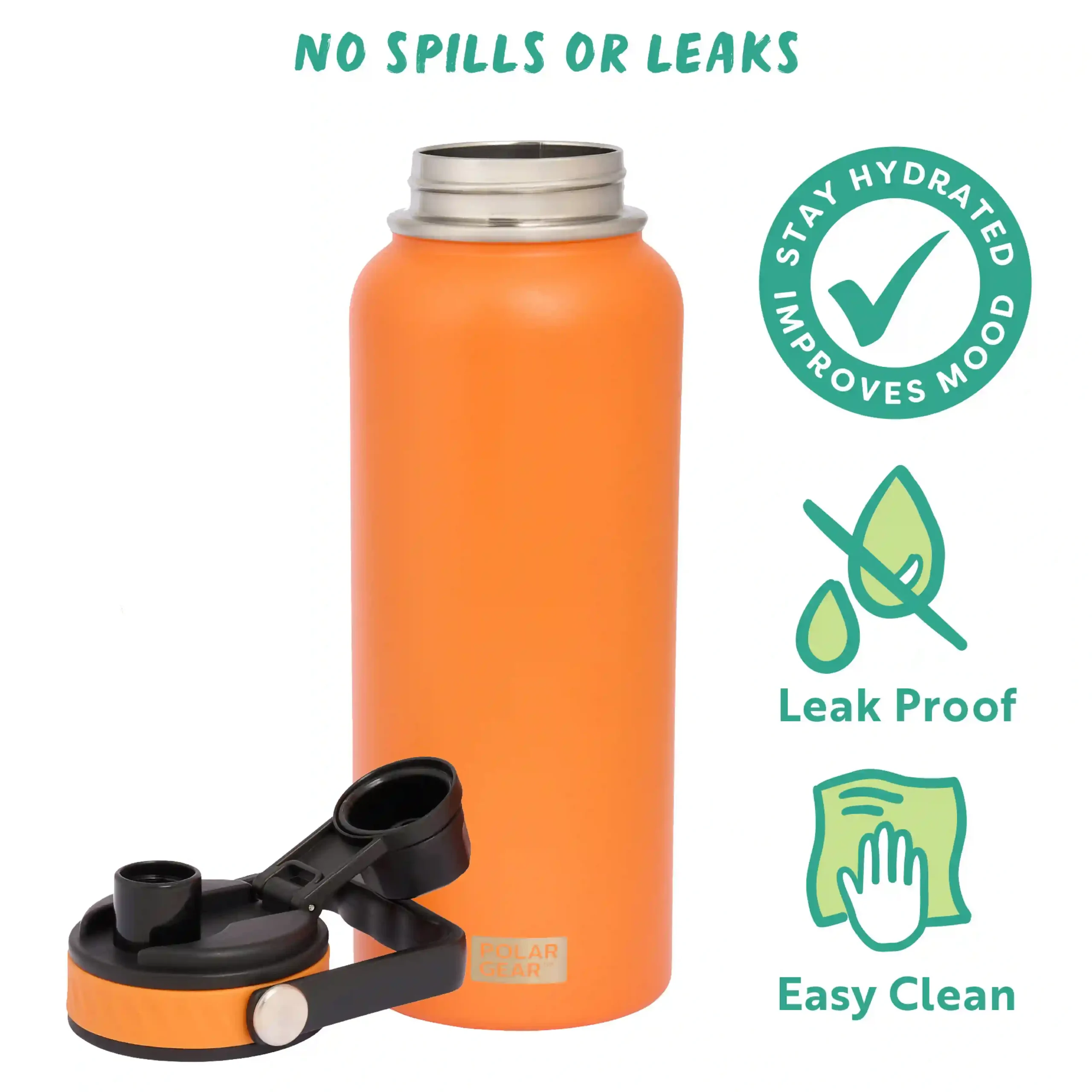 Hydra Venture Insulated Water Bottle 1L - Spice - Image 3