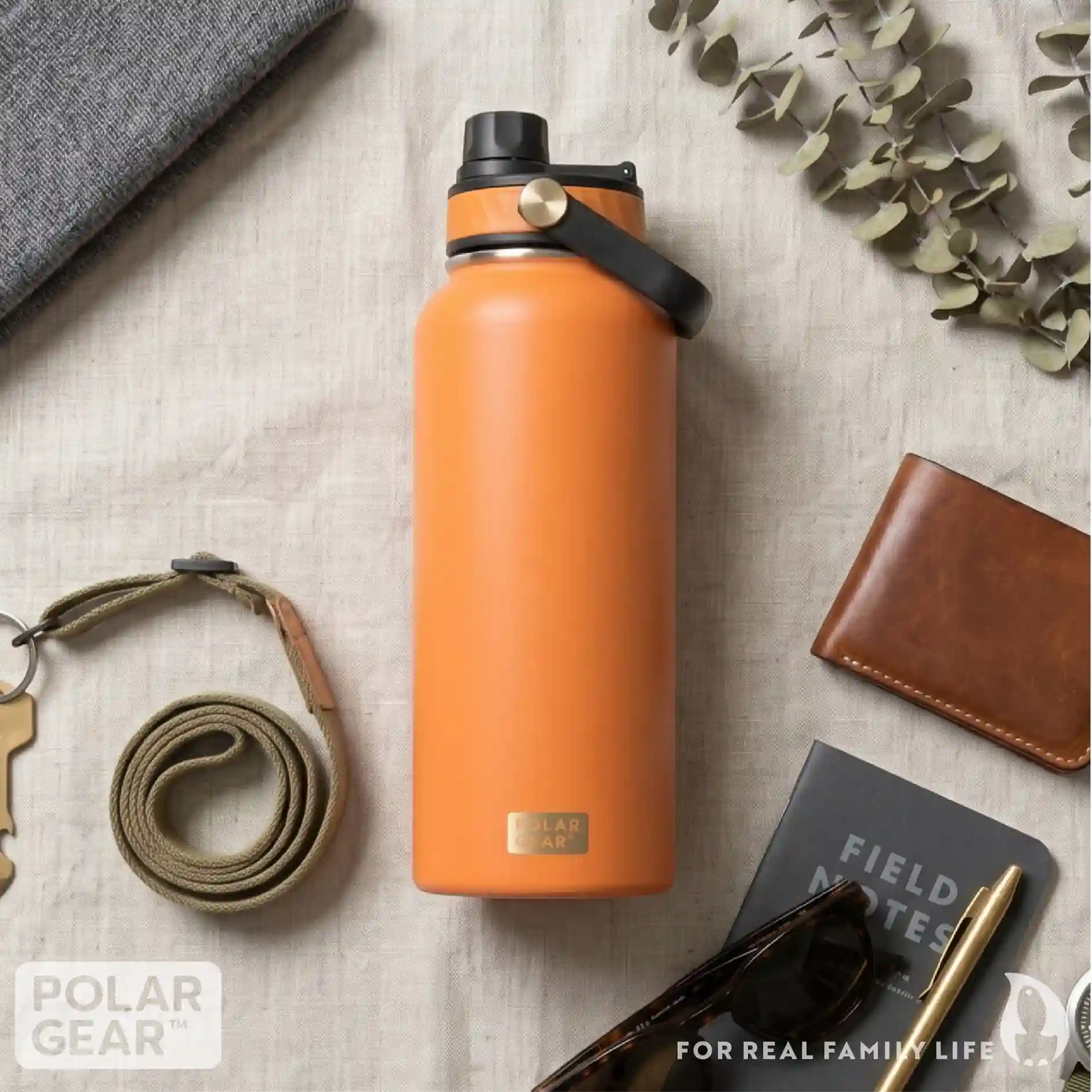 Hydra Venture Insulated Water Bottle 1L - Spice - Image 7