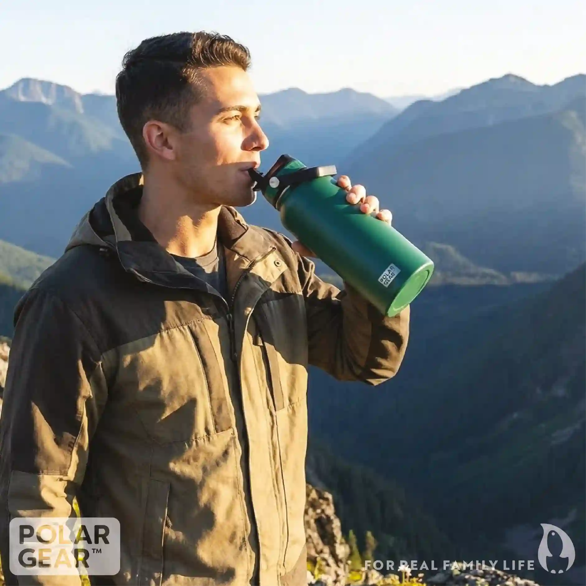 Hydra Roam Insulated Water Bottle 800ml - Forest - Image 8