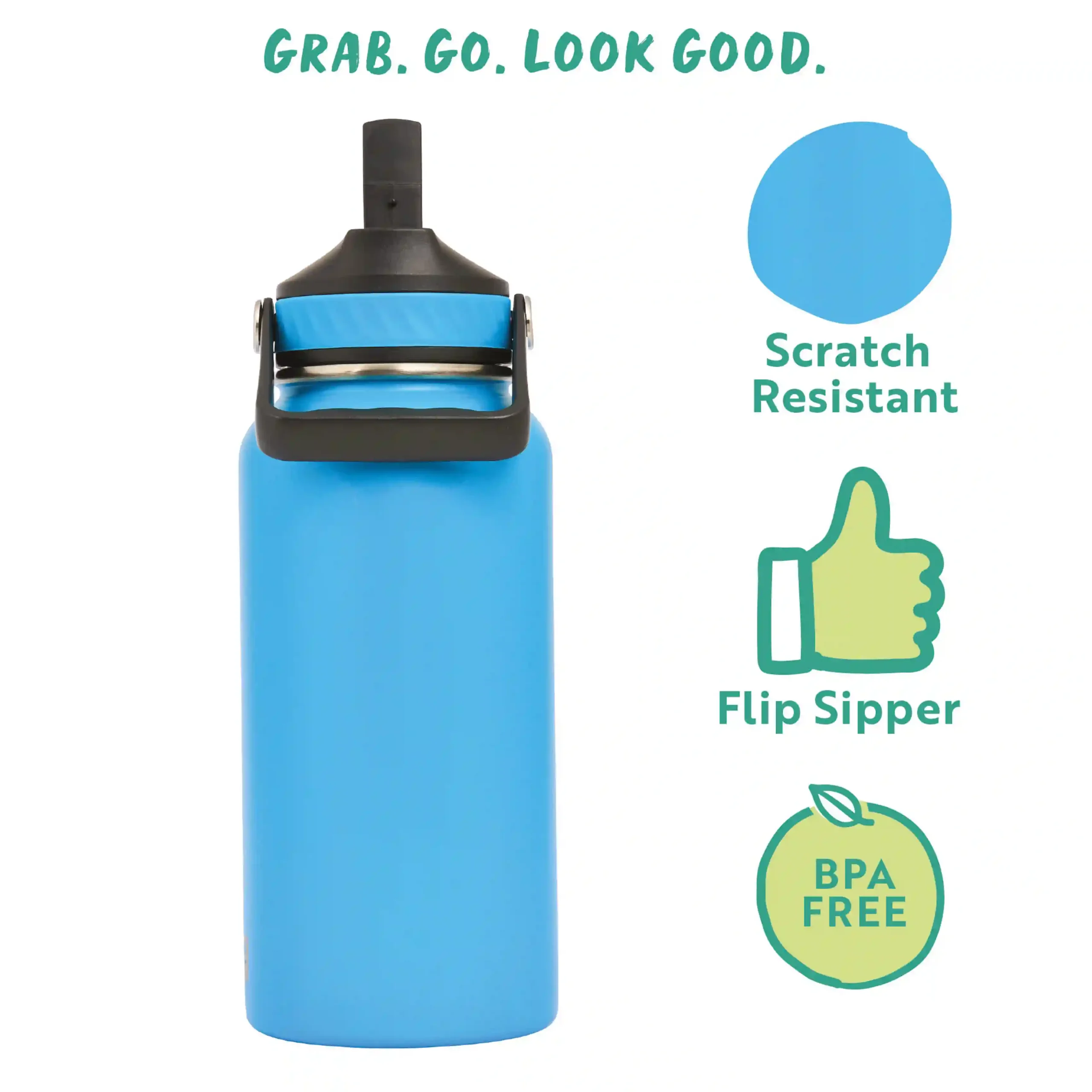 Hydra Roam Insulated Water Bottle 800ml - Azure - Image 5