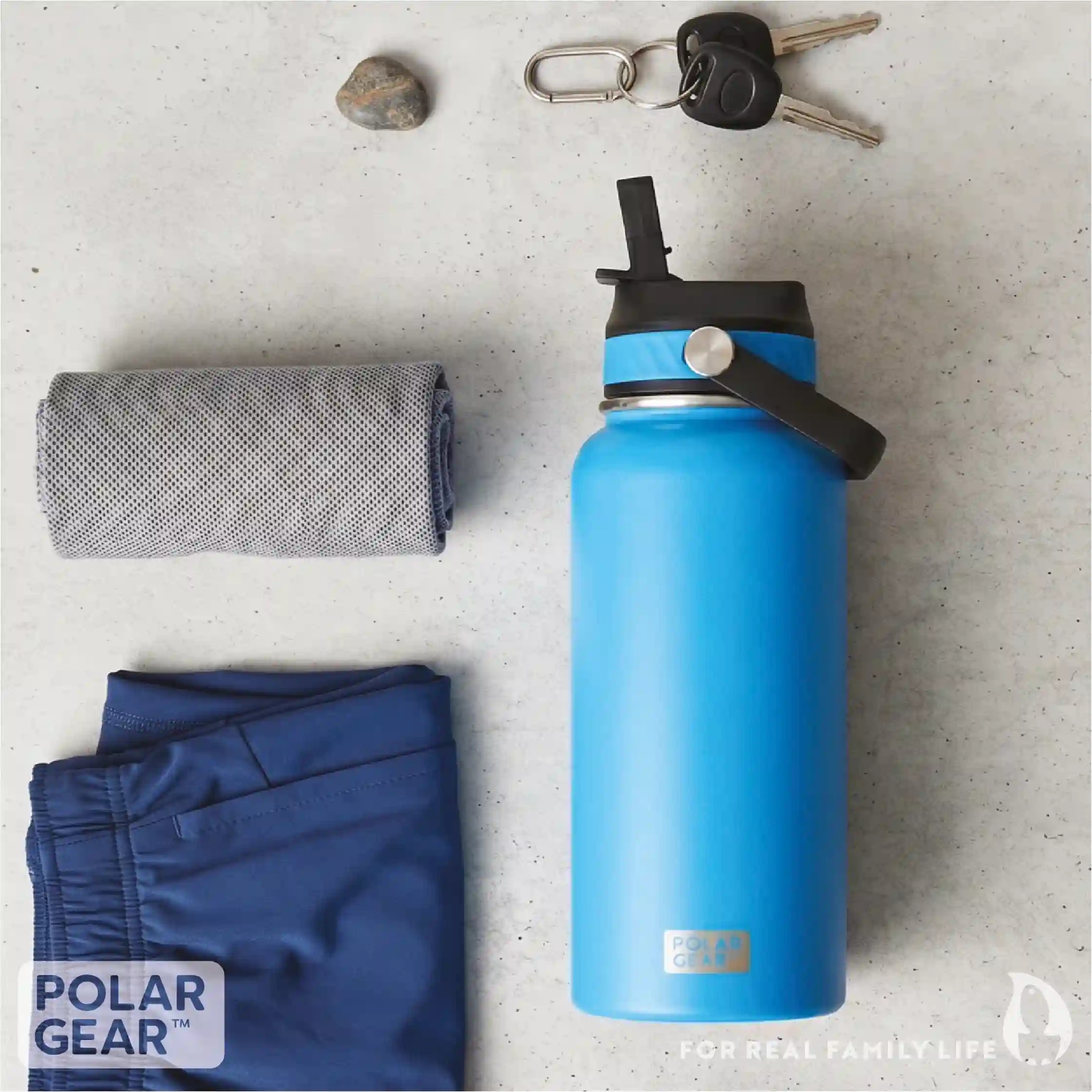 Hydra Roam Insulated Water Bottle 800ml - Azure - Image 8