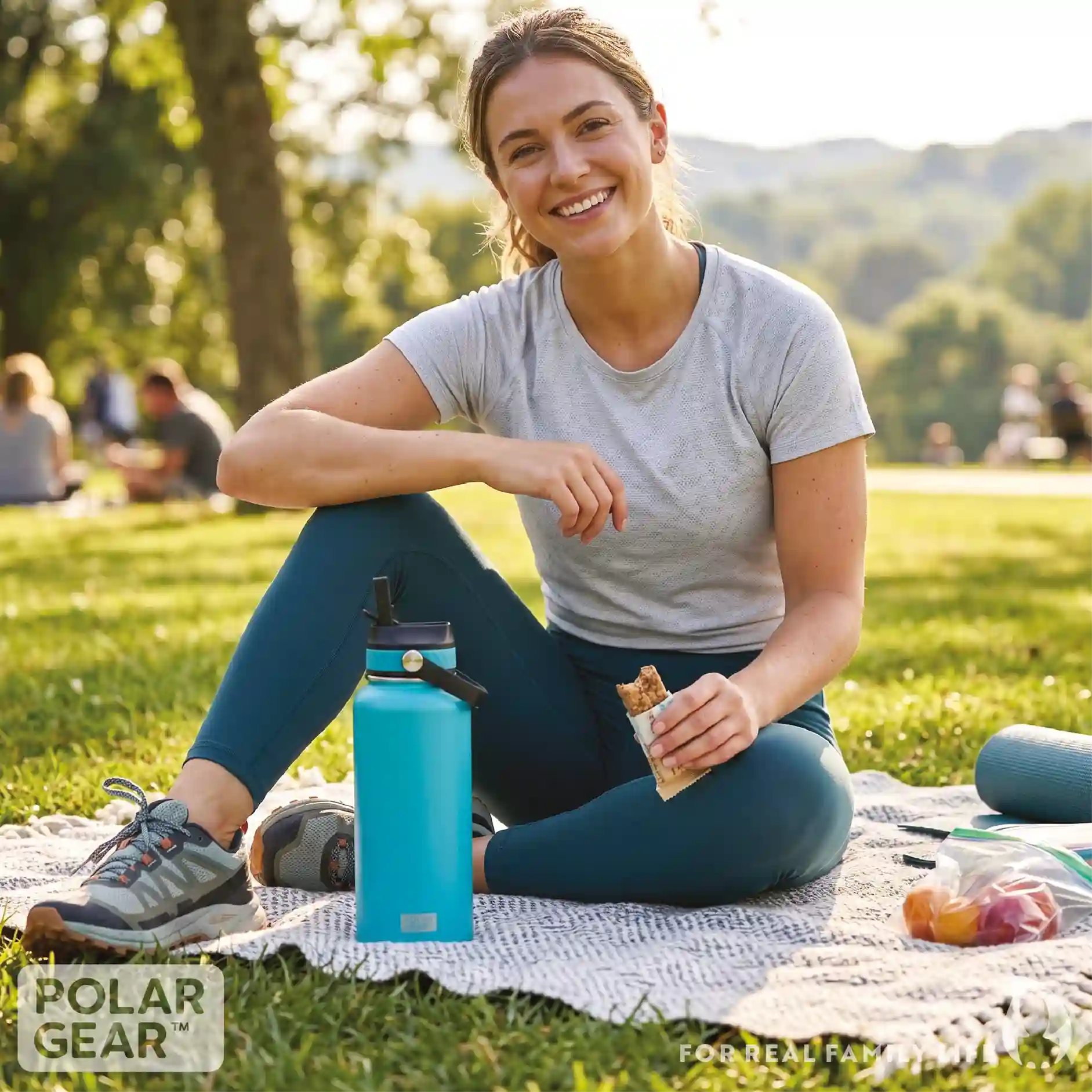 Hydra Roam Insulated Water Bottle 800ml - Teal - Image 7