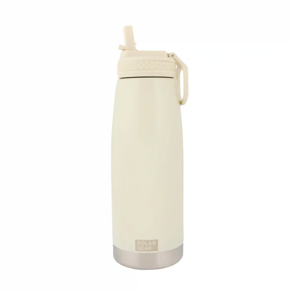 Hydra Quench Insulated Water Bottle 930ml - Cream